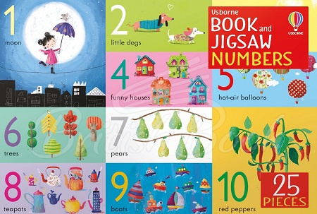 Пазл Usborne Book and Jigsaw: Numbers зображення