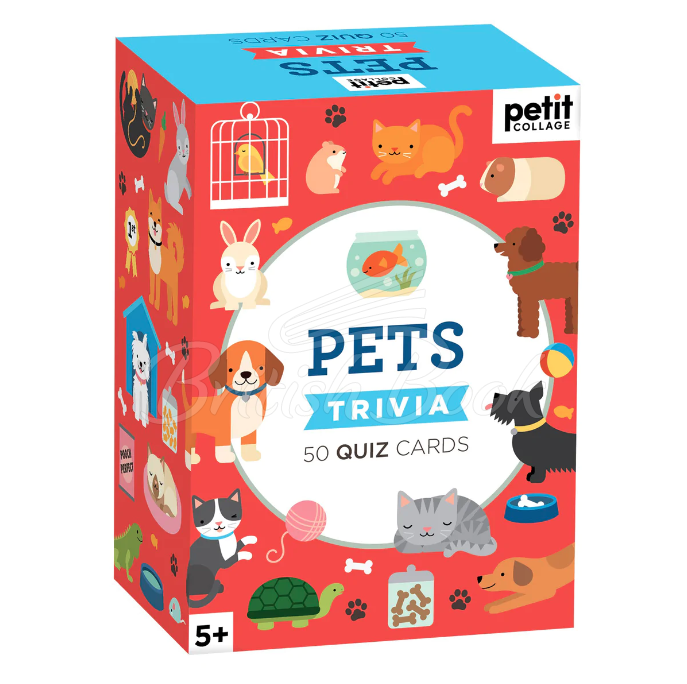 Карткова гра Pets Trivia 50 Quiz Cards зображення 1