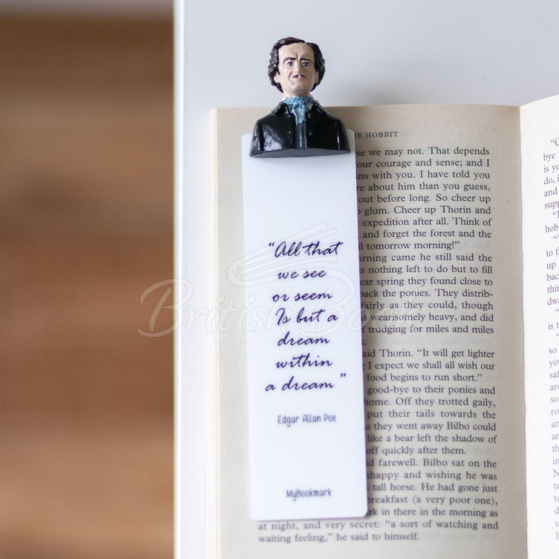 Закладка Edgar Allan Poe Bookmark зображення 5