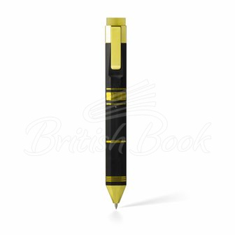 Закладка Pen Bookmark Black + Gold with Refills зображення