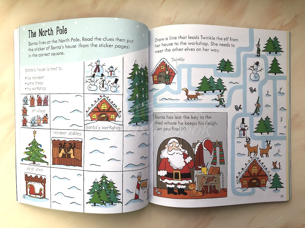 Книга Little Children's Christmas Activity Book зображення 4