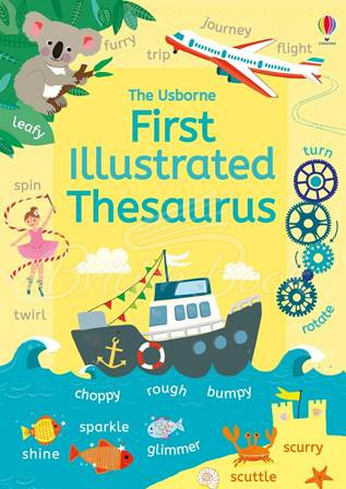 Книга First Illustrated Thesaurus зображення