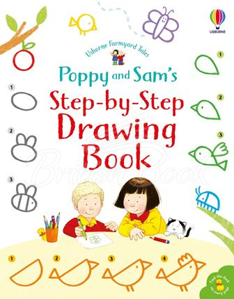Книга Usborne Farmyard Tales: Poppy and Sam's Step-by-Step Drawing Book зображення