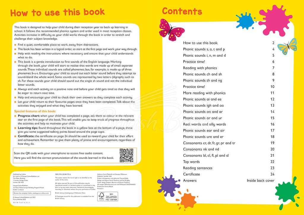 Книга Collins Easy Learning Preschool: Phonics (Ages 4-5) зображення 1