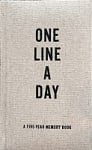 Canvas One Line A Day: A Five-Year Memory Book