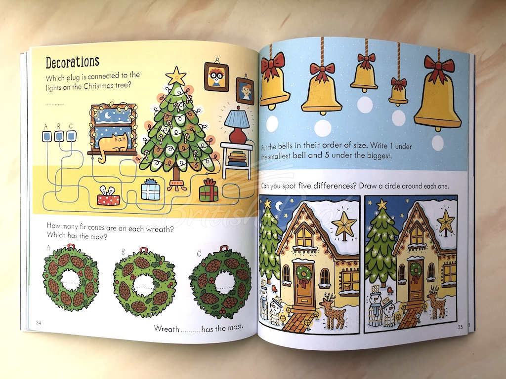 Книга Little Children's Christmas Activity Book зображення 5