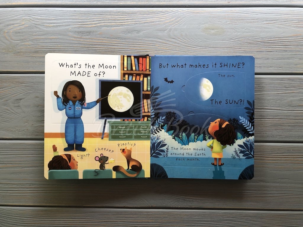 Книга Lift-the-Flap Very First Questions and Answers: What is the Moon? зображення 5