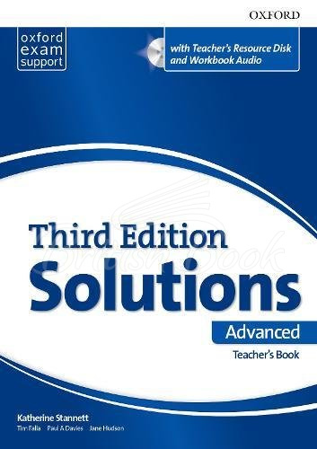 Книга для вчителя Solutions Third Edition Advanced Teacher's Book with Teacher's Resource Disc зображення