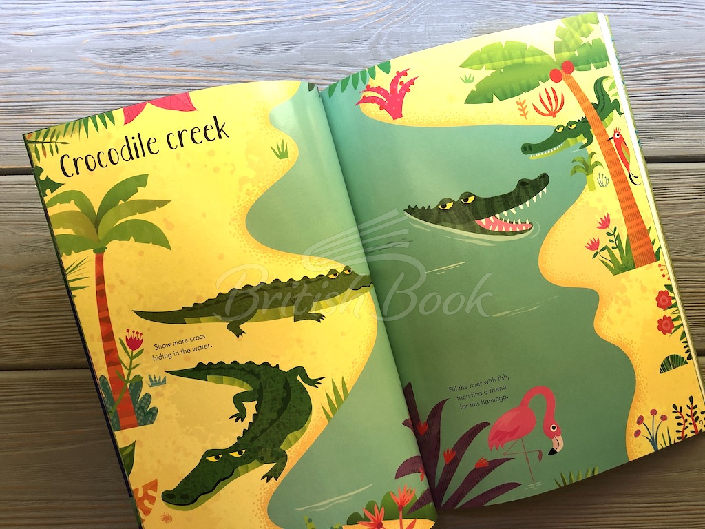 Книга Little First Stickers: Jungle зображення 7