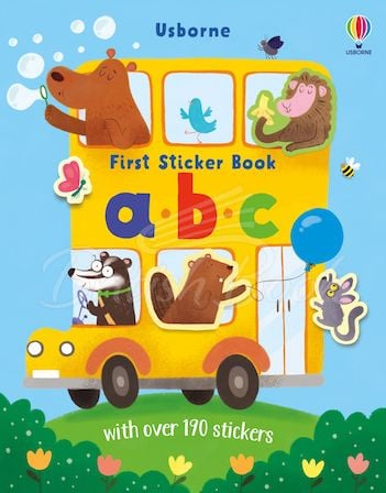 Книга First Sticker Book: abc зображення