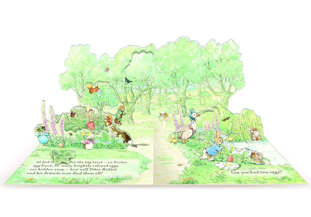 Книга Peter Rabbit: A Pop-up Easter Egg Hunt зображення 2