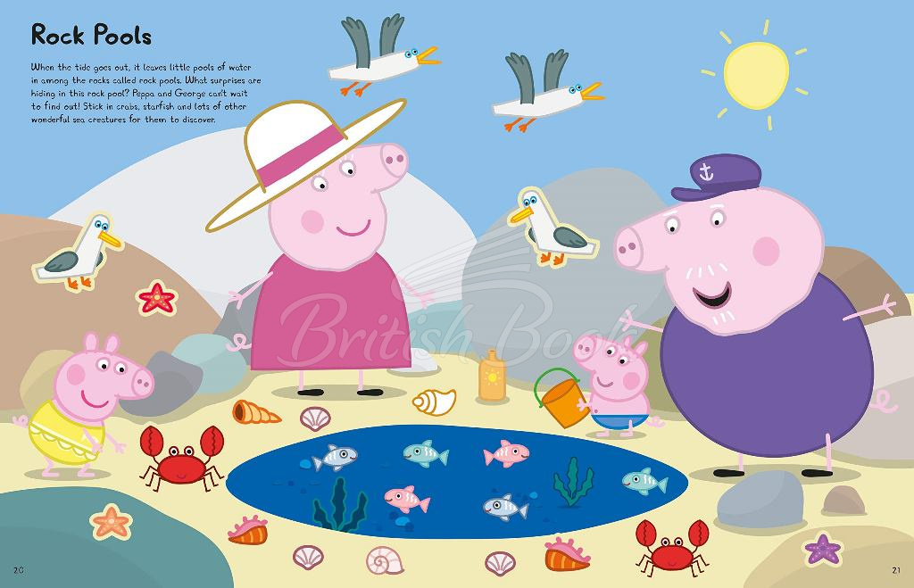 Книга Peppa Pig: Peppa Loves Animals Sticker Book изображение 2
