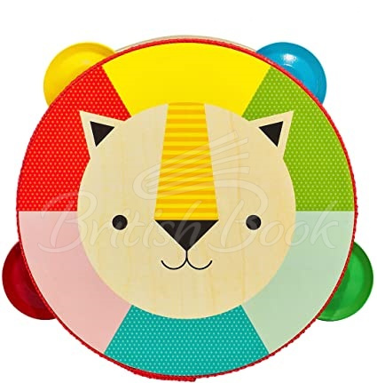 Іграшка Kaleidoscope Lion Wooden Tambourine зображення 2