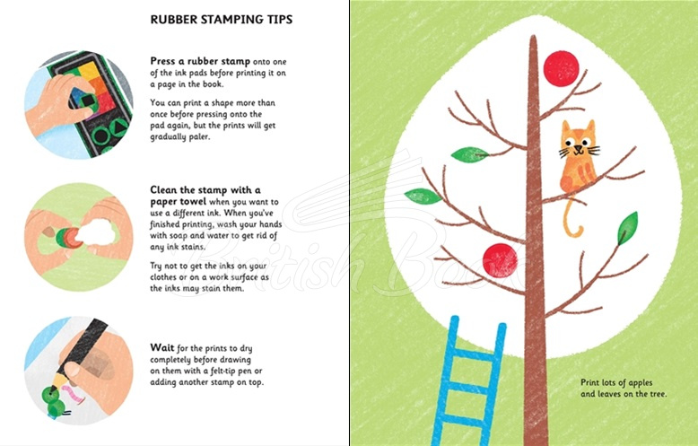 Книга Rubber Stamp Activities: Garden зображення 3