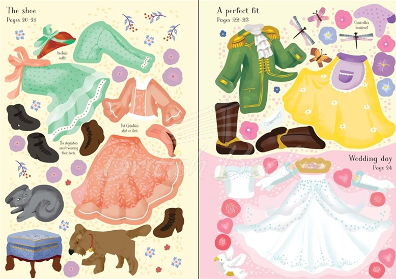 Книга Little Sticker Dolly Dressing: Cinderella зображення 1
