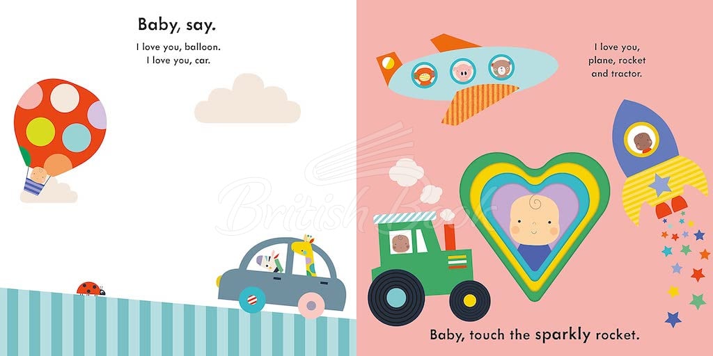 Книга Baby Touch: I Love You (A Touch-and-Feel Playbook) зображення 1