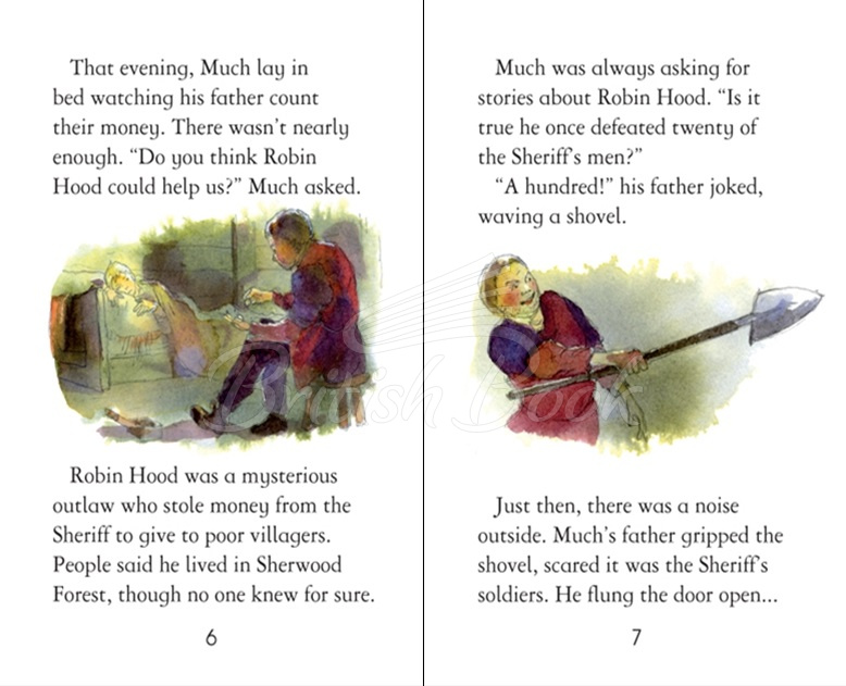 Книга Usborne Young Reading Level 2 Robin Hood зображення 1
