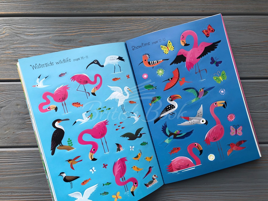 Книга Little First Stickers: Flamingos зображення 8