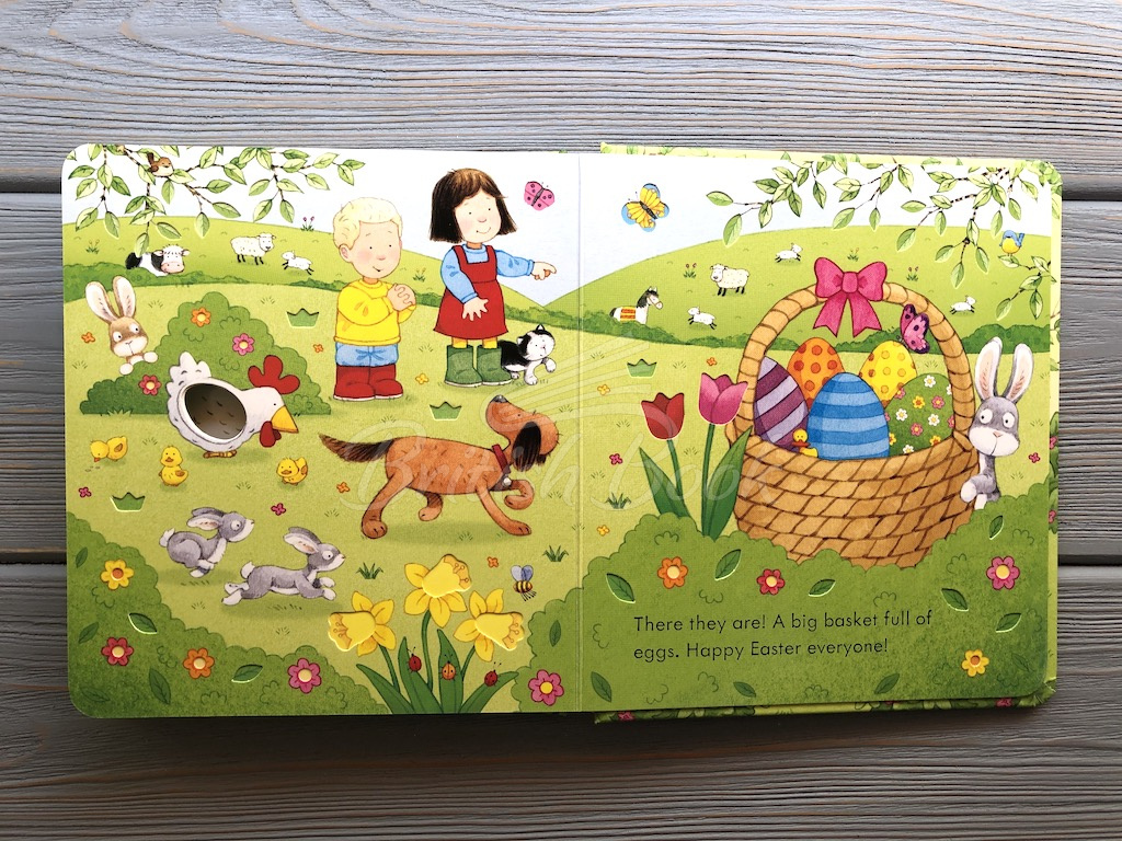 Книга Usborne Farmyard Tales: Poppy and Sam's Easter Egg Hunt зображення 5