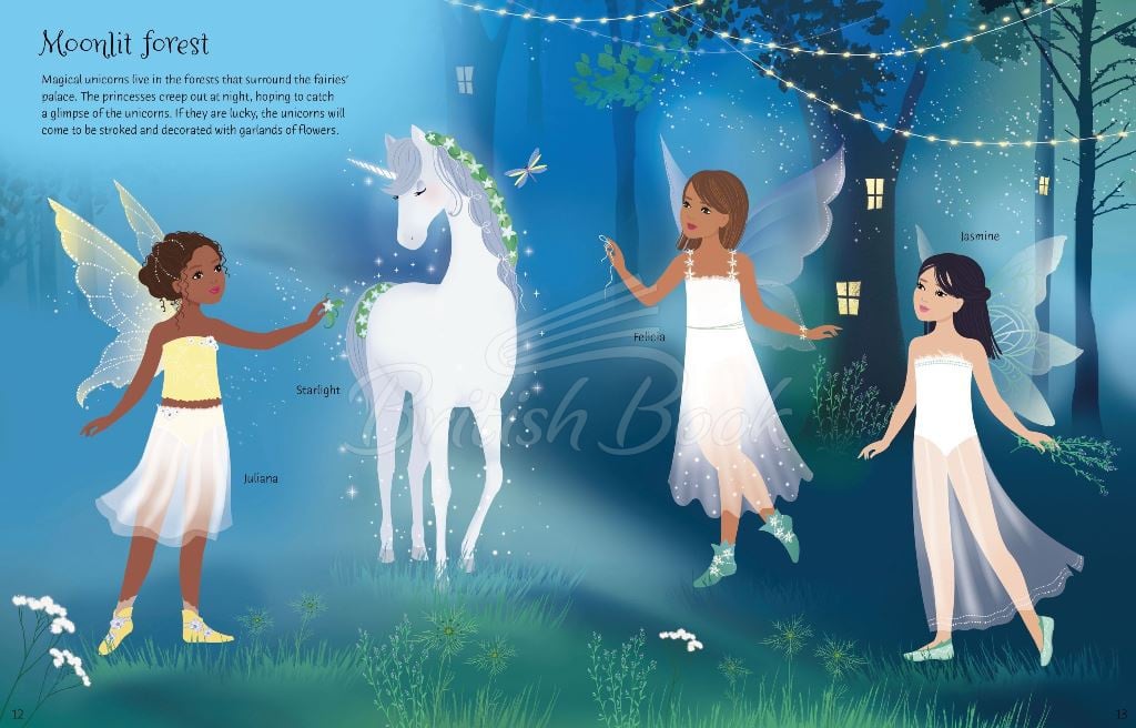 Книга Sticker Dolly Dressing: Fairy Princesses зображення 7