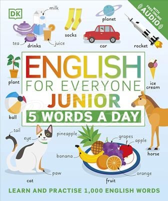 Підручник English for Everyone Junior: 5 Words a Day зображення