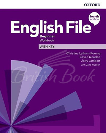 Робочий зошит English File Fourth Edition Beginner Workbook with key зображення