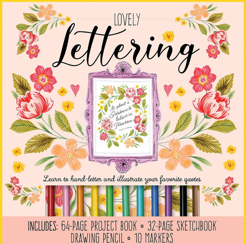 Набір для творчості Lovely Lettering Kit зображення