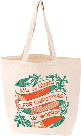 Сумка All I Want for Christmas is Books Tote Bag зображення