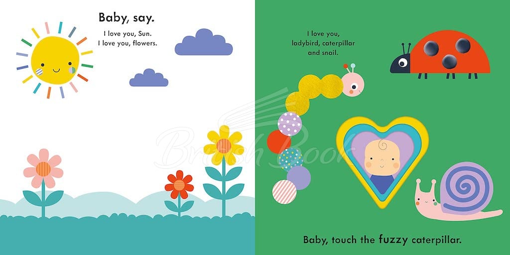 Книга Baby Touch: I Love You (A Touch-and-Feel Playbook) зображення 2