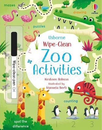 Книга Wipe-Clean Zoo Activities зображення