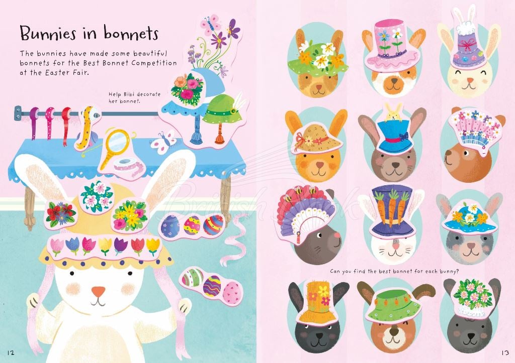 Книга Little First Stickers: Bunnies зображення 2