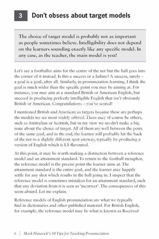 Книга Mark Hancock's 50 Tips for Teaching Pronunciation зображення 8