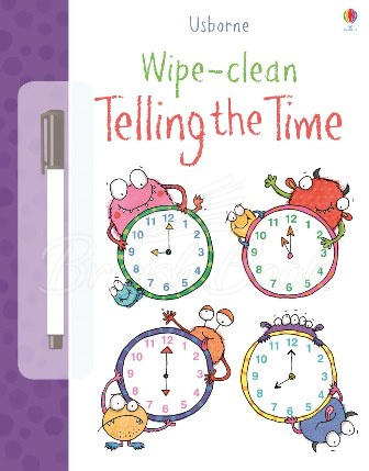 Книга Wipe-Clean Telling the Time зображення