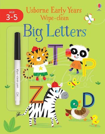 Книга Usborne Early Years Wipe-Clean: Big Letters зображення