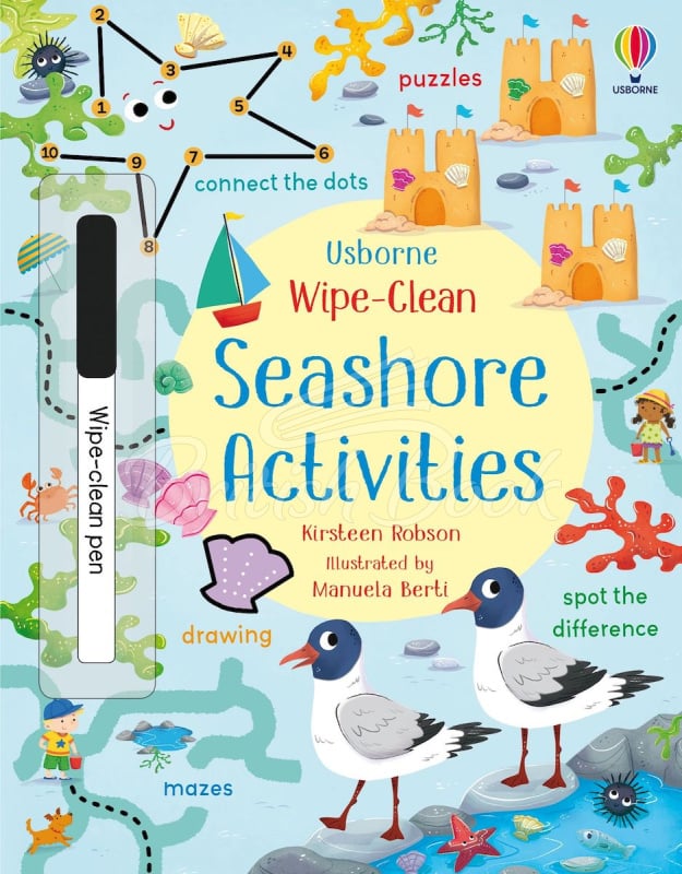 Книга Wipe-Clean Seashore Activities зображення