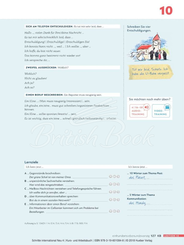 Підручник і робочий зошит Schritte international Neu 4 Kurs- und Arbeitsbuch mit Audio-CD zum Arbeitsbuch зображення 26