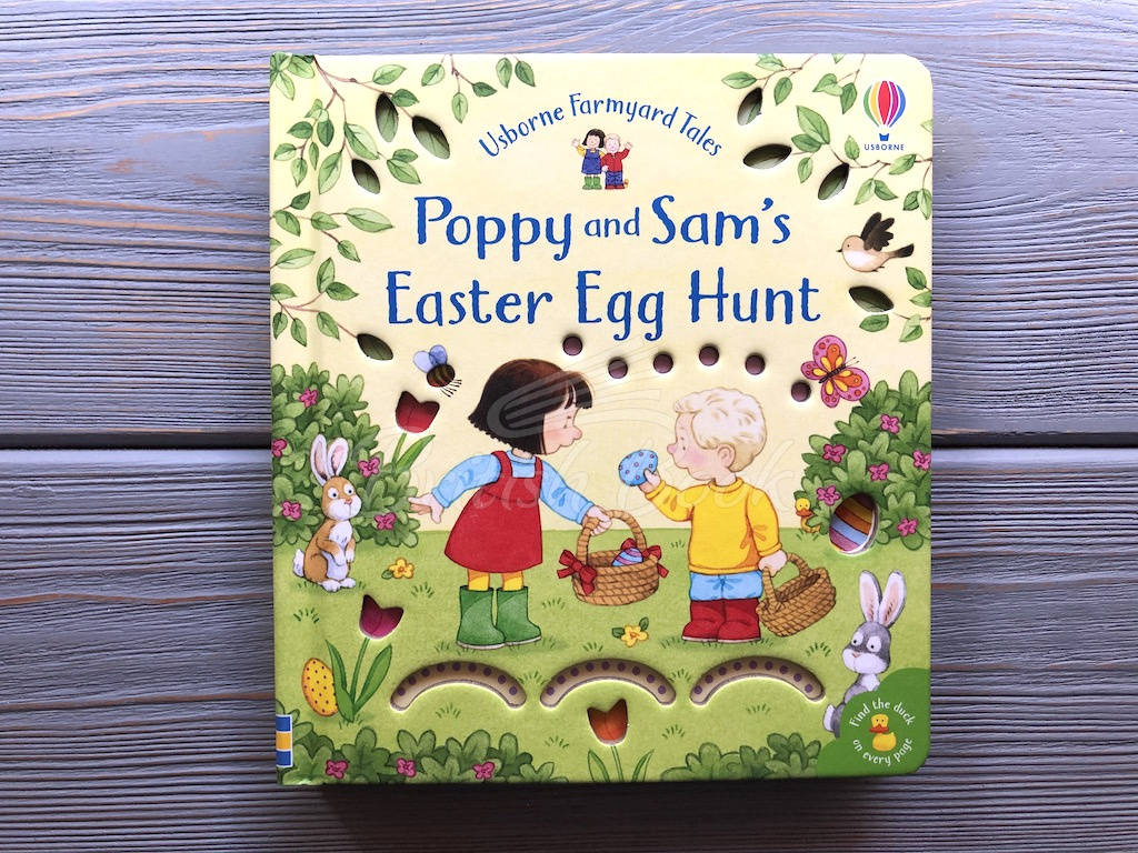 Книга Usborne Farmyard Tales: Poppy and Sam's Easter Egg Hunt зображення 1