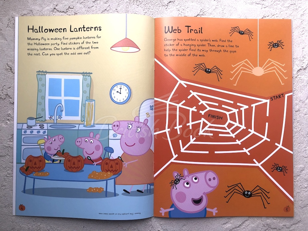 Книга Peppa Pig: Peppa's Halloween Sticker Activity Book зображення 4