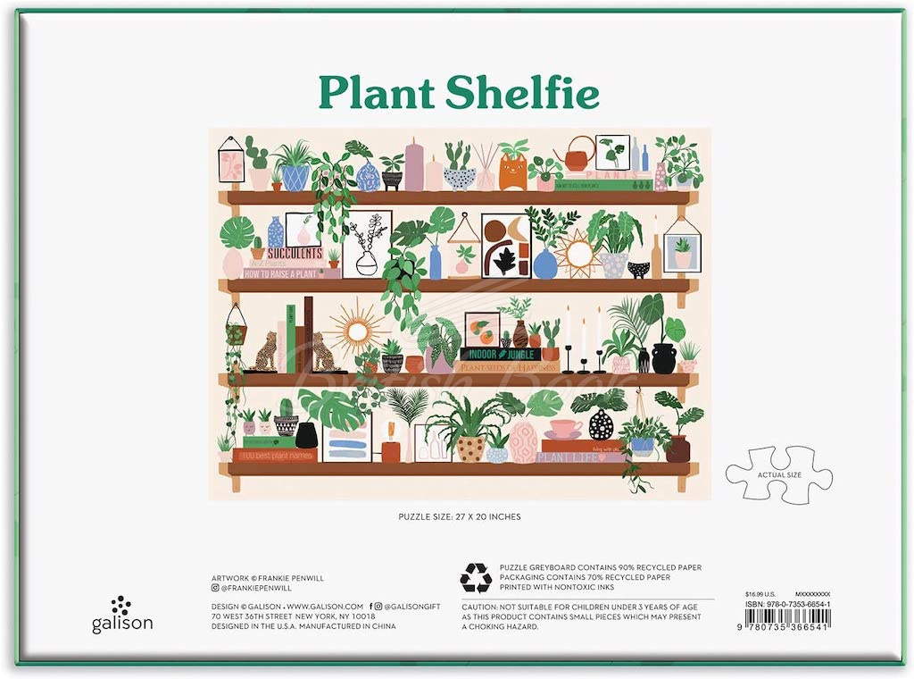 Пазл Plant Shelfie 1000 Piece Puzzle зображення 4