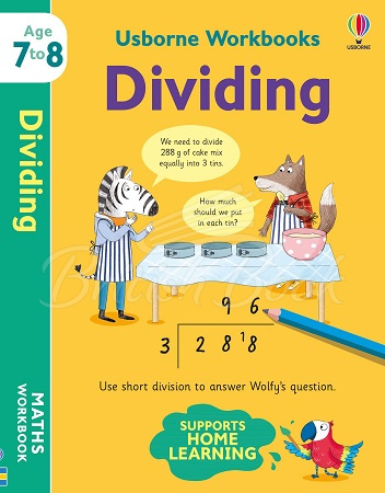 Книга Usborne Workbooks: Dividing (Age 7 to 8) зображення