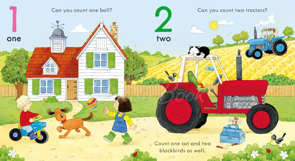 Книга Usborne Farmyard Tales: Poppy and Sam's Counting Book зображення 3