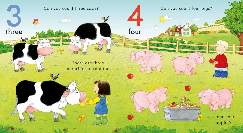 Книга Usborne Farmyard Tales: Poppy and Sam's Counting Book зображення 2
