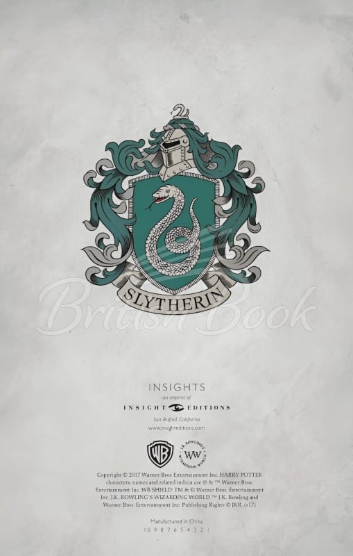 Блокнот Harry Potter: Slytherin Ruled Notebook зображення 2