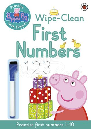 Книга Peppa Pig: Practise with Peppa: Wipe-Clean Numbers зображення