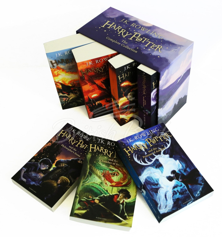 Набор книг Harry Potter: The Complete Collection Children's Paperback Box Set изображение 4