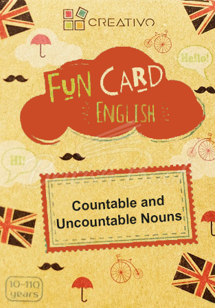 Картки Fun Card English: Countable and Uncountable Nouns зображення