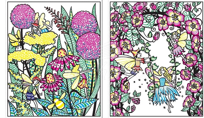 Книга Fairy Gardens Magic Painting Book зображення 2