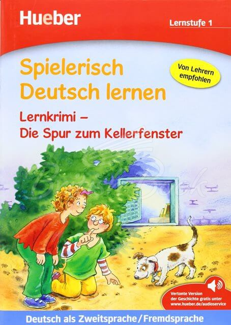 Книга Spielerisch Deutsch lernen Lernstufe 1 Lernkrimi — Die Spur zum Kellerfenster зображення