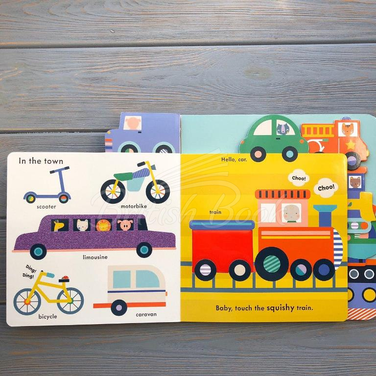 Книга Baby Touch: Vehicles Tab Book (A Touch-and-Feel Playbook) зображення 5
