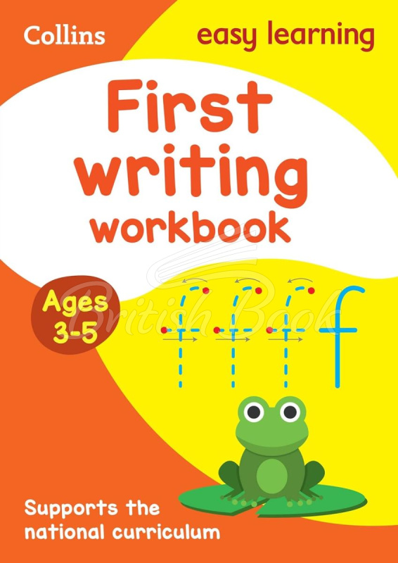 Книга Collins Easy Learning Preschool: First Writing Workbook (Ages 3-5) зображення